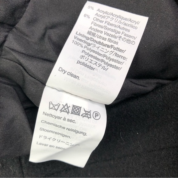 NWT J. Crew Mercantile wool blend miniskirt black ruffle 14 - Picture 6 of 6